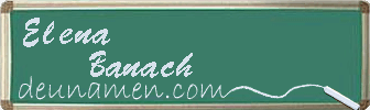Elena Banach Visitenkarte